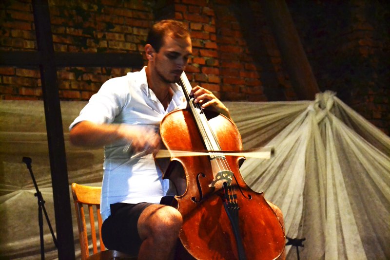 Cellista Petr Špaček z Prague Cello Qaurtet, foto RAFT camp